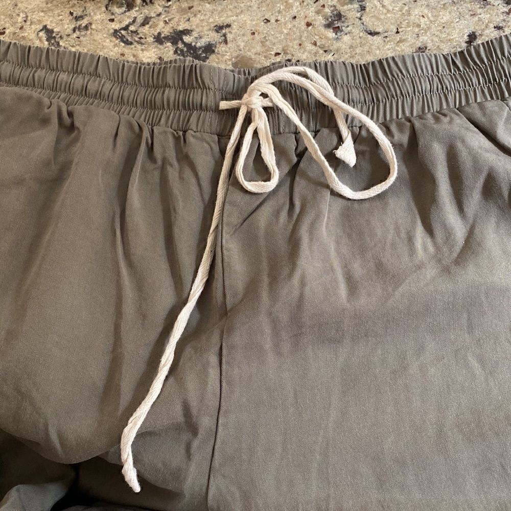 GeeGee Army Green Drawstring Jogger - Picture 2 of 8